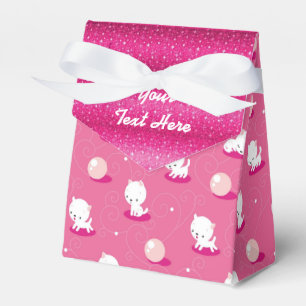 Para Regalos Bonito Gatitos Rosados Cañón Favor Caja