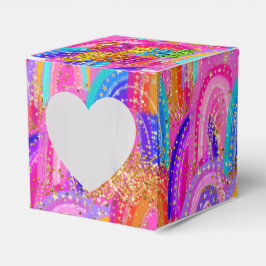 Para Regalos Brillante arco iris 6º cumpleaños Gracias caja de 