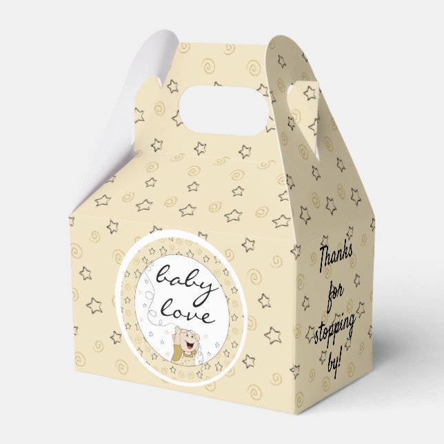 Para Regalos Caja Baby Shower Cutie Baby Favorito (Reverso)