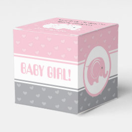 Para Regalos Caja Baby Shower de Favor con Elefante 2" x 2" - C