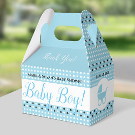 Para Regalos Caja Baby Shower Gable con Stroller - Niño