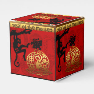 Para Regalos Caja china del favor del cumpleaños del zodiaco