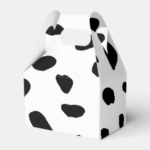 Para Regalos Caja "dálmata" del favor