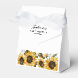 Para Regalos Caja de Baby Shower con flores de girasol