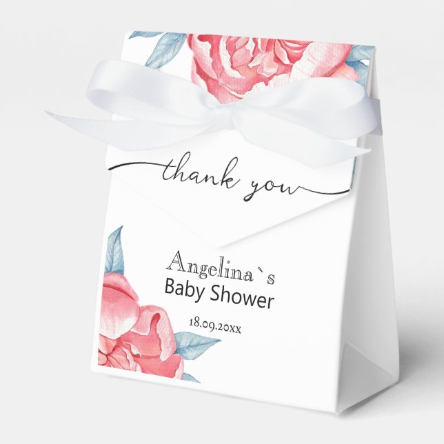 Para Regalos Caja de Baby Shower Favor (Front Side)