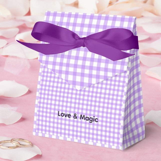 Para Regalos Caja de Baby Shower Purple Gothic Halloween (Boda)
