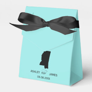 Para Regalos Caja de bienvenida de boda Mississippi Favor con m