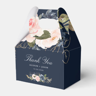 Para Regalos caja de bienvenida floral con color de agua azul y