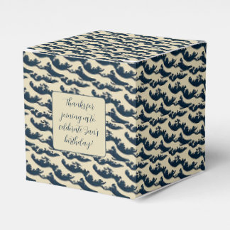 Para Regalos Caja de cambios cuadrada de ondas japonesas