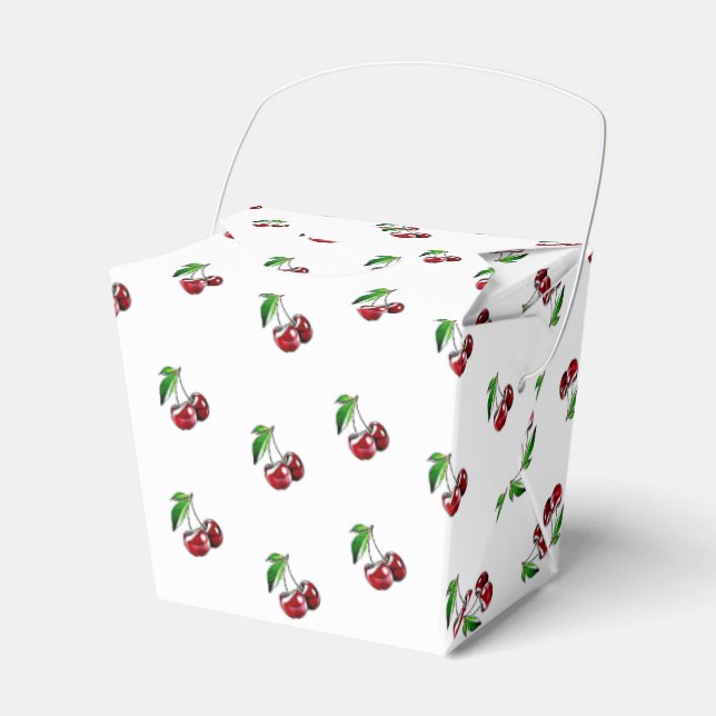 Para Regalos Caja de caramelos de cerezas estilo retro (Front Side)