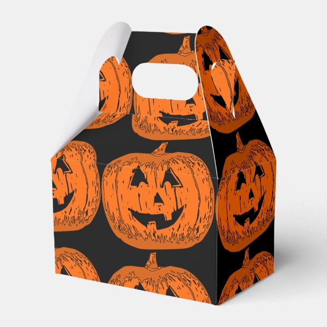 Para Regalos Caja de caramelos de Halloween, calabaza, calabaza (Front Side)