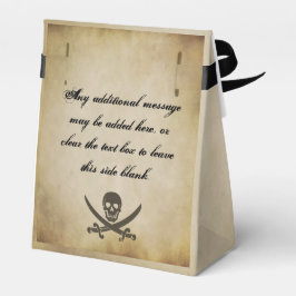 Para Regalos Caja de carpas de favor de boda pirata