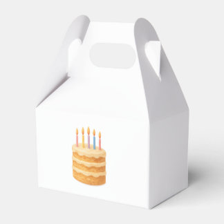 Para Regalos Caja de embalaje con una imagen de un pastel de cu