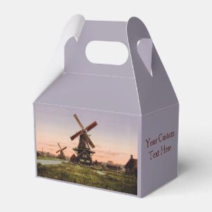 Para Regalos Caja de encargo del favor de los molinoes de