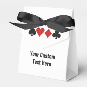 Para Regalos Caja de encargo del favor del jugador de tarjeta