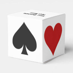Para Regalos Caja de encargo del favor del jugador de tarjeta