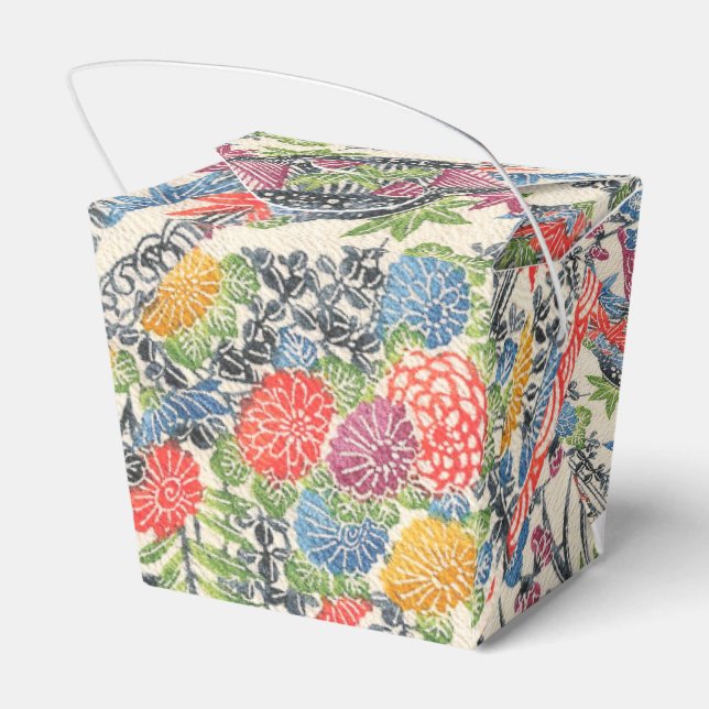 Para Regalos Caja de entrega de Bingata (Reverso)