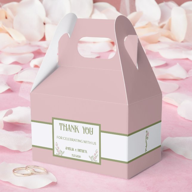 Para Regalos Caja de Favor (Boda)