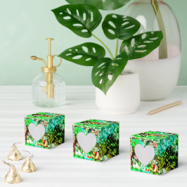 Para Regalos Caja de Favor Abstracta Amarilla Suave, amarilla c