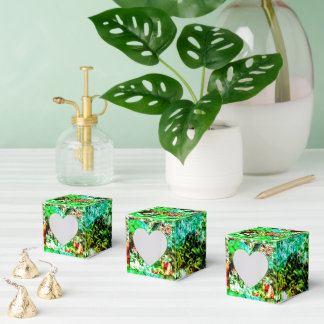 Para Regalos Caja de Favor Abstracta Amarilla Suave, amarilla c