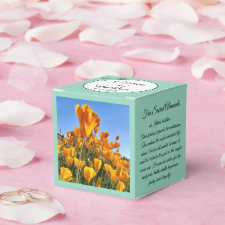 Para Regalos Caja de Favor - Amapolas de California - Personali