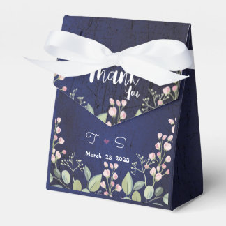 Para Regalos Caja de Favor Azul