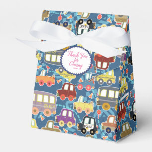 Para Regalos Caja de Favor Azul de los Vehículos Cutáneos