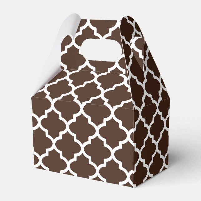 Para Regalos Caja de Favor Bold Brown (Reverso)