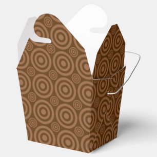 PARA REGALOS CAJA DE FAVOR BROWN-TAKE OUT