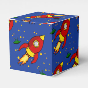 Para Regalos Caja de Favor Clásico Rojo Cohete
