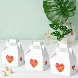 Para Regalos Caja de Favor con Diseño de Corazón