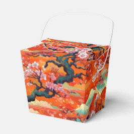 Para Regalos Caja de Favor con estilo de tela de kimono japones