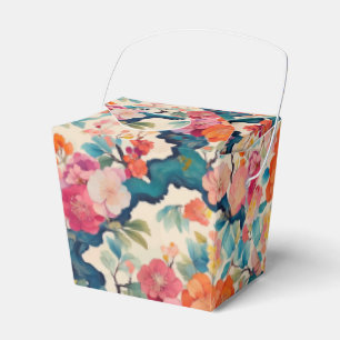 Para Regalos Caja de Favor con estilo de tela de kimono japones