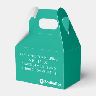 Para Regalos Caja de Favor con Marca ShelterBox