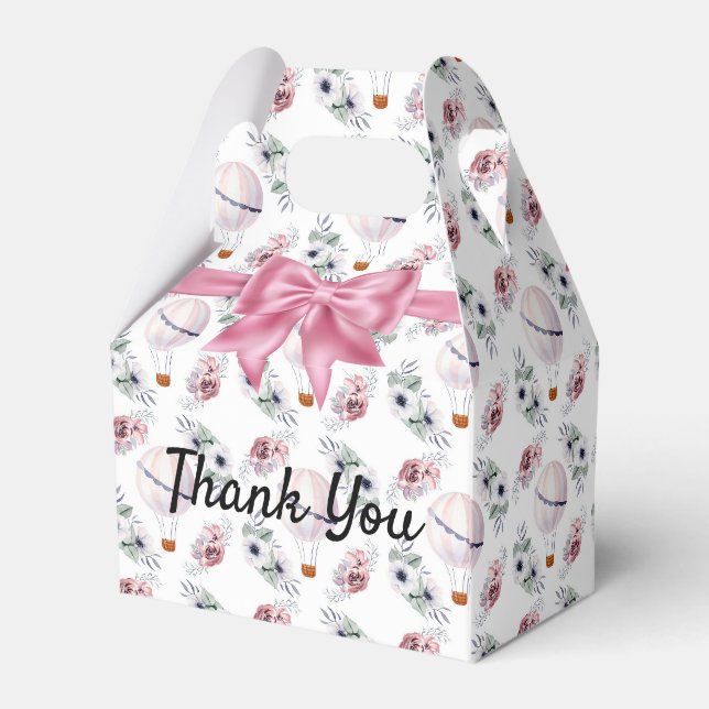 Para Regalos Caja de Favor de Agradecimiento (Reverso)