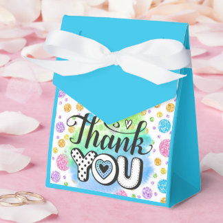 Para Regalos Caja de Favor de Agradecimiento
