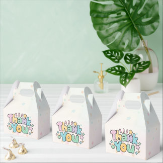 Para Regalos Caja de Favor de Agradecimiento Colorida 