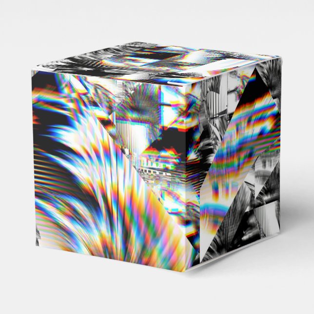 Para Regalos Caja de Favor de Ataque con Arcoiris (Costado Anverso)