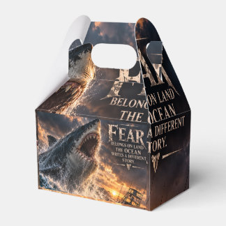 Para Regalos Caja de Favor de Aventura de Tiburón Megalodón