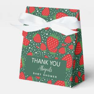 Para Regalos Caja de Favor de Baby Shower Cute Strawberry