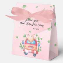 Caja de Favor de Baby Shower de Corderito de Bebé 