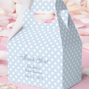 Para Regalos Caja de Favor de Baby Shower de Lunares Azules