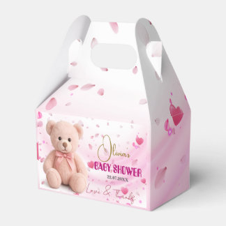 Para Regalos Caja de Favor de Baby Shower de Osito de Peluche R