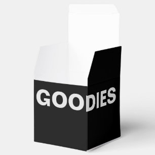 PARA REGALOS CAJA DE FAVOR DE BIEN BLANCO Y NEGRO GRÁFICO