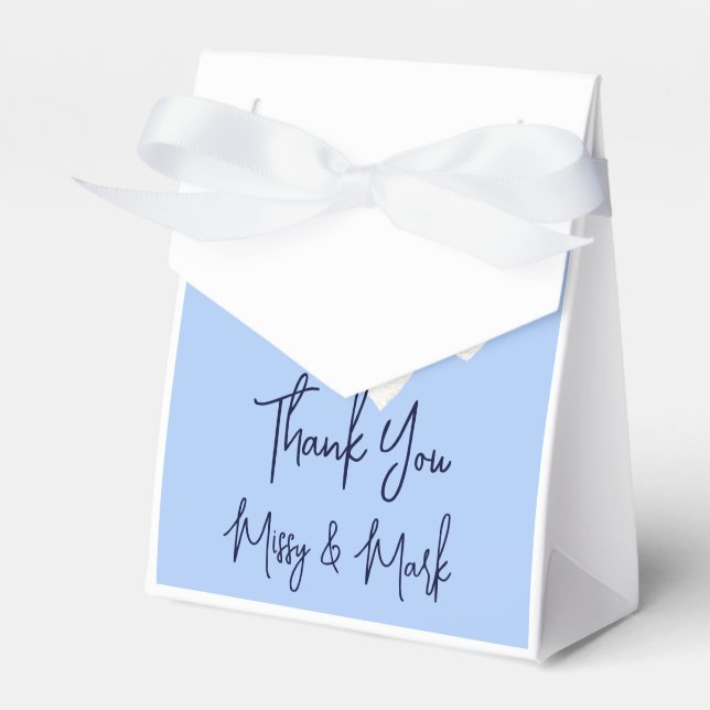 Para Regalos Caja de Favor de Boda (Front Side)