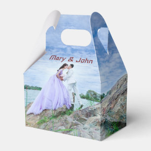 Para Regalos Caja de Favor de Boda