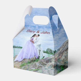 Para Regalos Caja de Favor de Boda