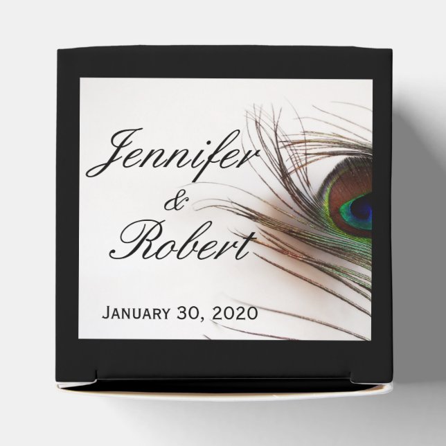 Para Regalos Caja de Favor de Boda de Pescado de Pescado de Pel (Parte superior)