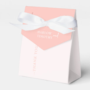 PARA REGALOS CAJA DE FAVOR DE BODA EN RUBOR DE COLOR ROSA