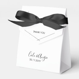 Para Regalos Caja de Favor de Boda minimalista con Fronteras Cr